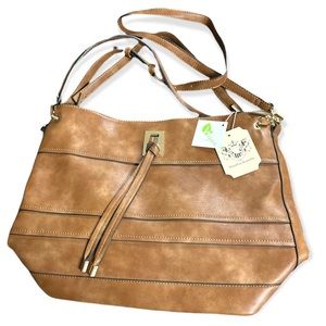 NWT Handbag Republic Vegan Faux Leather Shoulder Bag